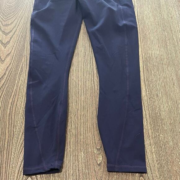 Fabletics Oasis PureLuxe High-Waisted 7/8 Leggings High Rise Stretch Blue Sz XS - Picture 10 of 11